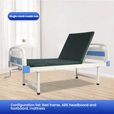 Home-use manual care single rocking bed for the elderly