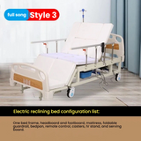 Home use multi-functional electric full-curved nursing bed for the elderly