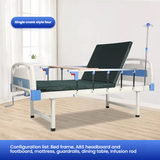 Home-use manual care single rocking bed for the elderly