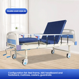 Home use manual care double rocking bed for the elderly
